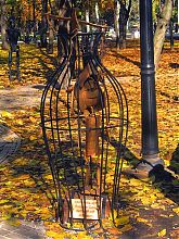 Пиноккио в донецком Парке кованых скульптур