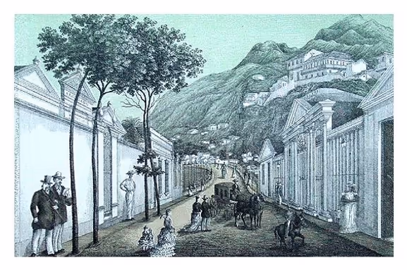 Пассаж Кардонал-Ла-Гуайра, 1877 год, миниатюра, Энрике Нойн