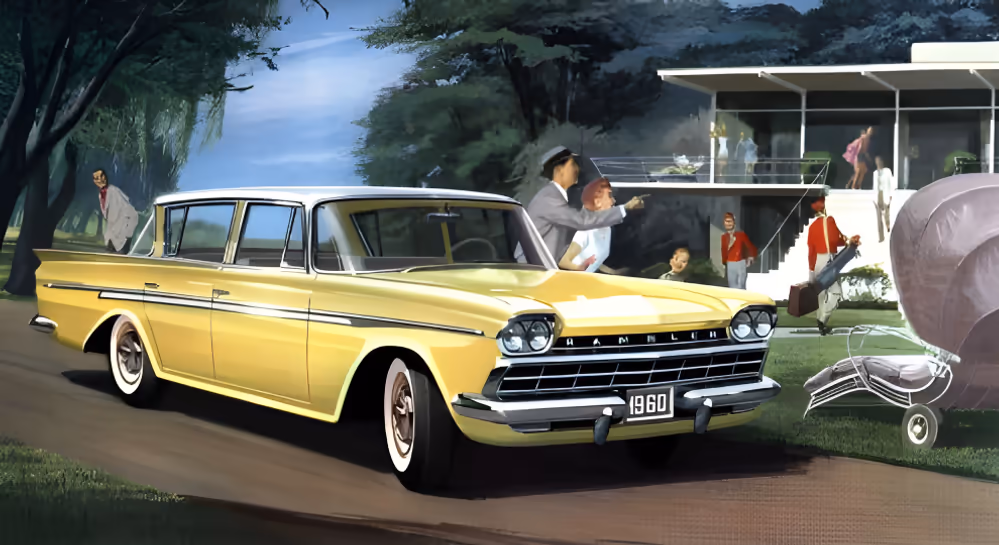 1960 Rambler Custom 4-Door Sedan, рекламний постер